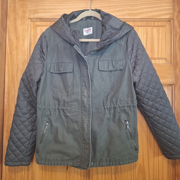 Mossimo Supply Co. Jackets & Blazers - Womens  Quilted Hooded Jacket - Green